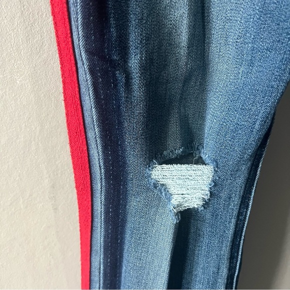 Express High Rise Distressed Ankle Jeggings Size 4 - Picture 2 of 7